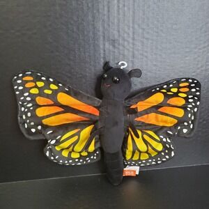 Wild Republic Huggers Monarch Butterfly Stuffed Animal 10" Wearable Plush